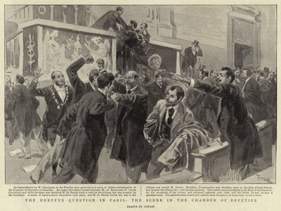 La Question Dreyfus à Paris, la Scène à la Chambre des Députés - Oswaldo Tofani